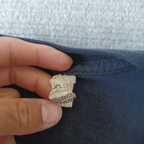 Vintage Willie Nelson T-Shirt Mens XL Black Screen Star Don't Mess With Texas - Picture 4 of 12